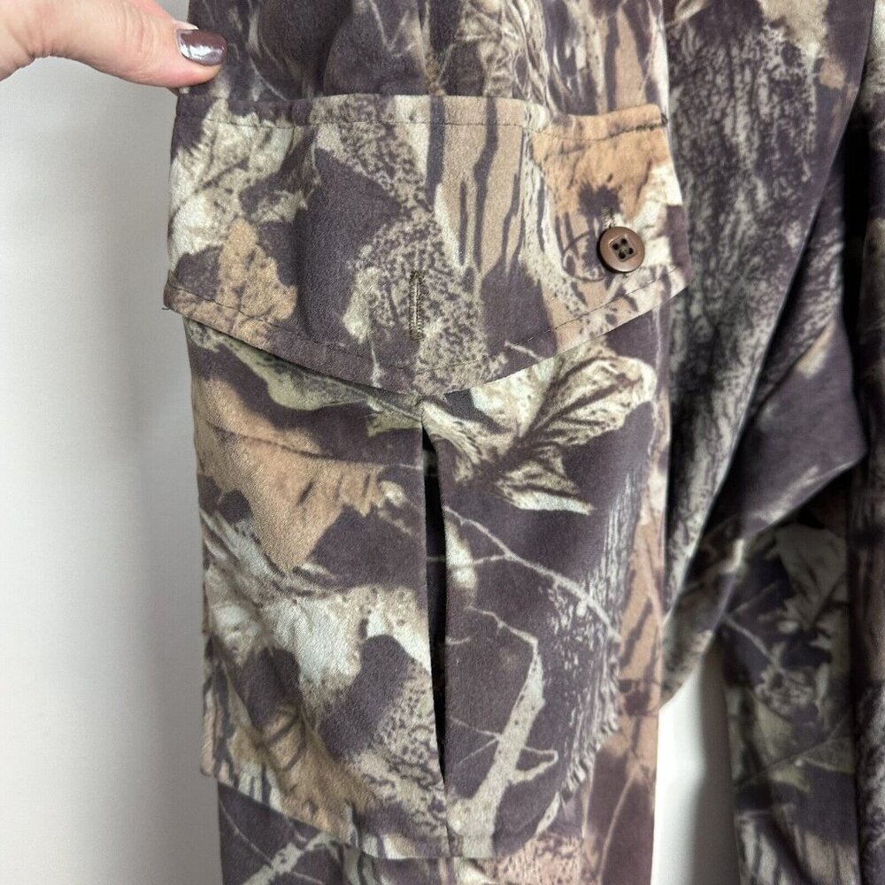 Vintage Woolrich Pants Mens XL Mossy Oak Break Up Camo Soft Shell‎ Lined Hunting - Picture 6 of 16